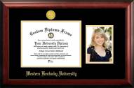 Western Kentucky Hilltoppers Gold Embossed Diploma Frame with Portrait