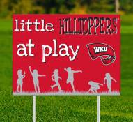Western Kentucky Hilltoppers Little Fans at Play 2-Sided Yard Sign