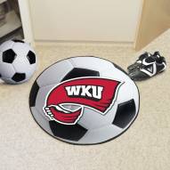 Western Kentucky Hilltoppers Soccer Ball Mat