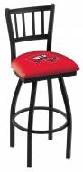 Western Kentucky Hilltoppers Swivel Bar Stool with Jailhouse Style Back