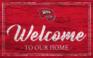 Western Kentucky Hilltoppers Team Color Welcome Sign