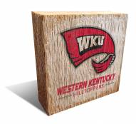 Western Kentucky Hilltoppers Team Logo Block