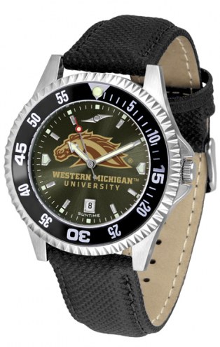 Western Michigan Broncos Competitor AnoChrome Men's Watch - Color Bezel