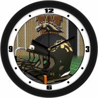 Western Michigan Broncos Football Helmet Wall Clock