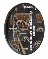 Western Michigan Broncos Digitally Printed Wood Clock