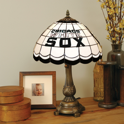 Chicago White Sox MLB Stained Glass Table Lamp