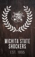 Wichita State Shockers 11" x 19" Laurel Wreath Sign