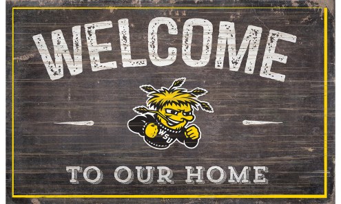 Wichita State Shockers 11&quot; x 19&quot; Welcome to Our Home Sign