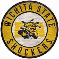 Wichita State Shockers 12" Circle with State Sign