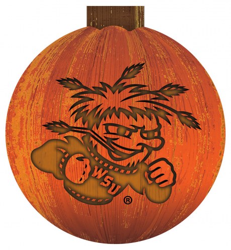 Wichita State Shockers 12&quot; Halloween Pumpkin Sign