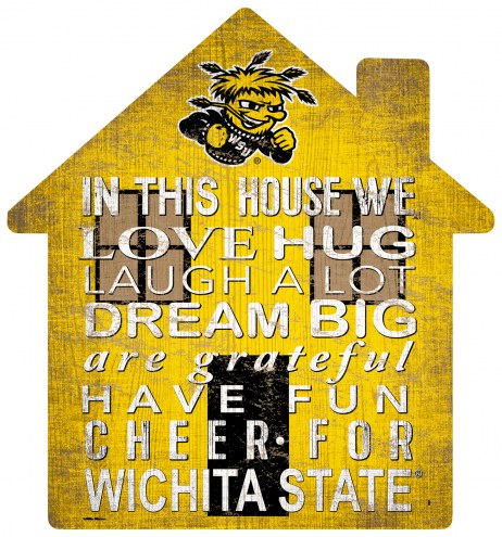 Wichita State Shockers 12&quot; House Sign