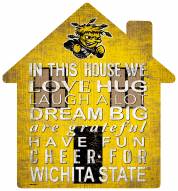 Wichita State Shockers 12" House Sign