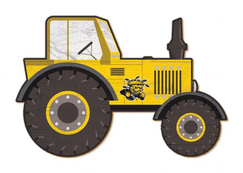 Wichita State Shockers 12&quot; Tractor Cutout Sign