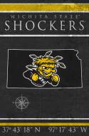 Wichita State Shockers 17" x 26" Coordinates Sign