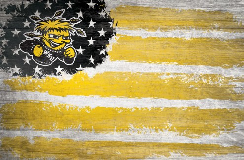 Wichita State Shockers 17&quot; x 26&quot; Flag Sign