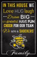 Wichita State Shockers 17" x 26" In This House Sign