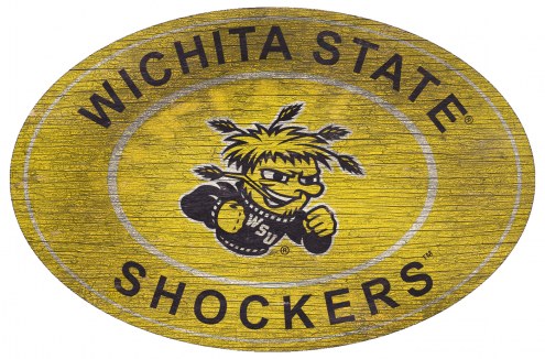 Wichita State Shockers 46&quot; Heritage Logo Oval Sign