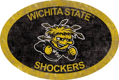 Wichita State Shockers 46&quot; Team Color Oval Sign