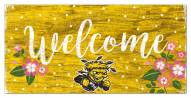 Wichita State Shockers 6" x 12" Floral Welcome Sign