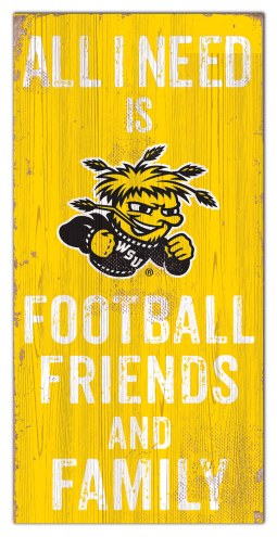 Wichita State Shockers 6&quot; x 12&quot; Friends & Family Sign