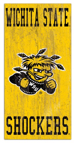 Wichita State Shockers 6&quot; x 12&quot; Heritage Logo Sign
