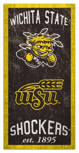 Wichita State Shockers 6&quot; x 12&quot; Heritage Sign