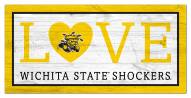 Wichita State Shockers 6" x 12" Love Sign