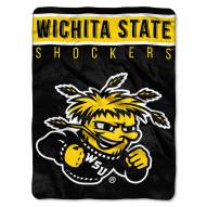 Wichita State Shockers Basic Plush Raschel Blanket