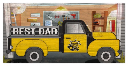 Wichita State Shockers Best Dad Truck 6&quot; x 12&quot; Sign