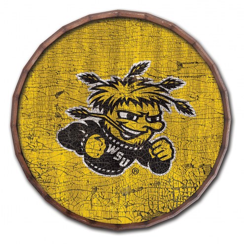 Wichita State Shockers Cracked Color 16&quot; Barrel Top