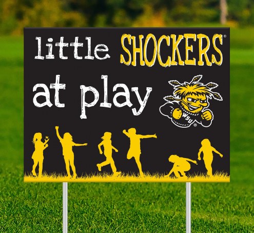 Wichita State Shockers Little Fans at Play 2-Sided Yard Sign