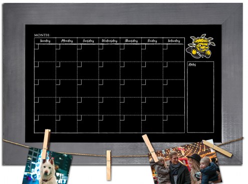 Wichita State Shockers Monthly Chalkboard with Frame