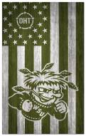 Wichita State Shockers OHT Military Green Flag 11" x 19" Sign