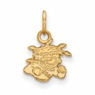 Wichita State Shockers Sterling Silver Gold Plated Extra Small Pendant