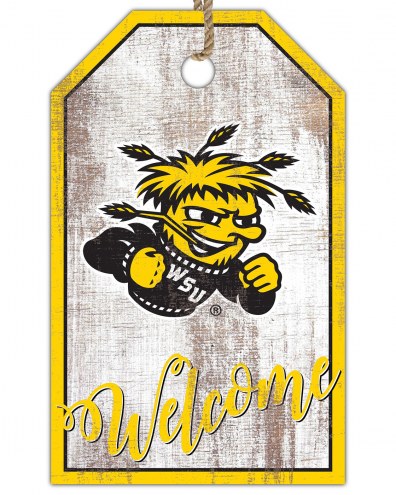 Wichita State Shockers Welcome Team Tag 11&quot; x 19&quot; Sign