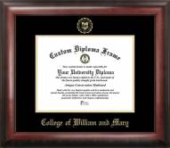 William & Mary Tribe Gold Embossed Diploma Frame