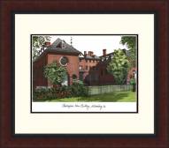 William & Mary Tribe Legacy Alumnus Framed Lithograph