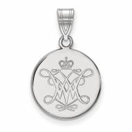 William & Mary Tribe Sterling Silver Medium Disc Pendant