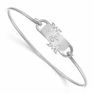 William & Mary Tribe Sterling Silver Wire Bangle Bracelet