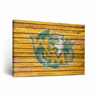 William & Mary Tribe Weathered Canvas Wall Art