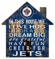 Winnipeg Jets 12" House Sign
