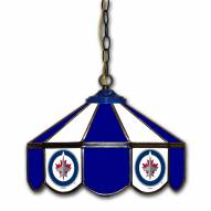 Winnipeg Jets 14" Glass Pub Lamp