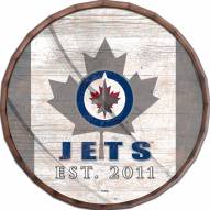 Winnipeg Jets 16" Flag Barrel Top