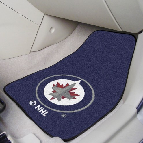 Winnipeg Jets 2-Piece Carpet Car Mats