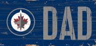 Winnipeg Jets 6" x 12" Dad Sign