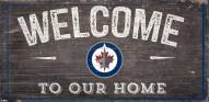 Winnipeg Jets 6" x 12" Welcome Sign