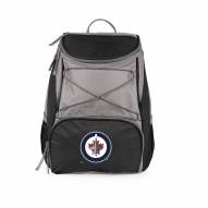Winnipeg Jets Black PTX Backpack Cooler