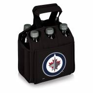 Winnipeg Jets Black Six Pack Cooler Tote