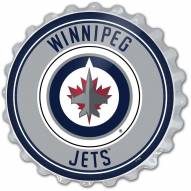 Winnipeg Jets Bottle Cap Wall Sign