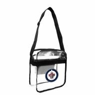 Winnipeg Jets Clear Crossbody Carry-All Bag